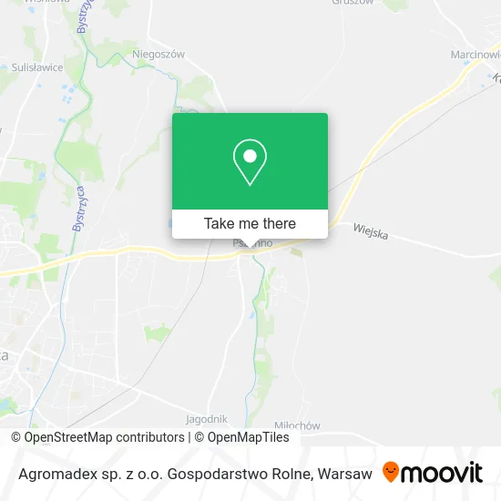 Карта Agromadex sp. z o.o. Gospodarstwo Rolne