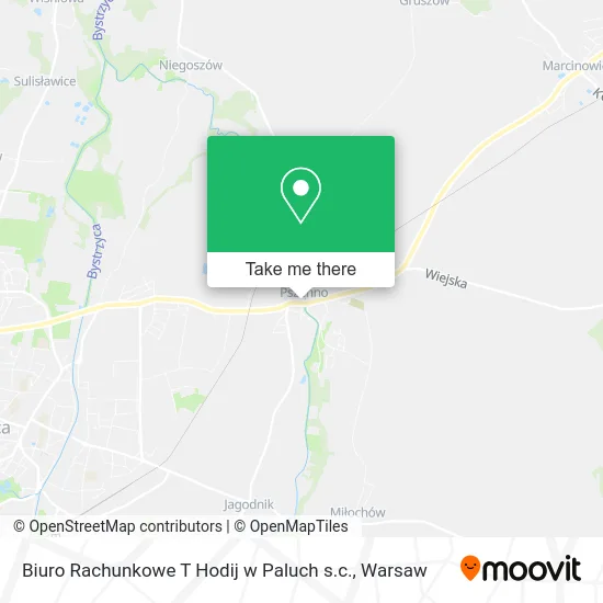 Карта Biuro Rachunkowe T Hodij w Paluch s.c.