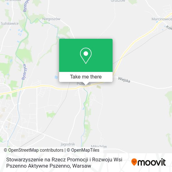 Stowarzyszenie na Rzecz Promocji i Rozwoju Wsi Pszenno Aktywne Pszenno map