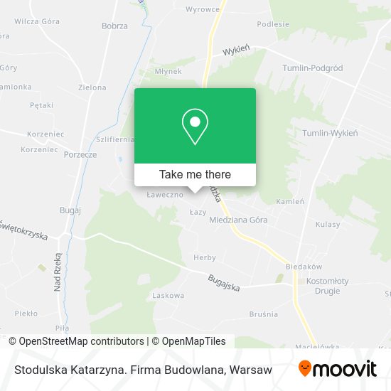 Stodulska Katarzyna. Firma Budowlana map