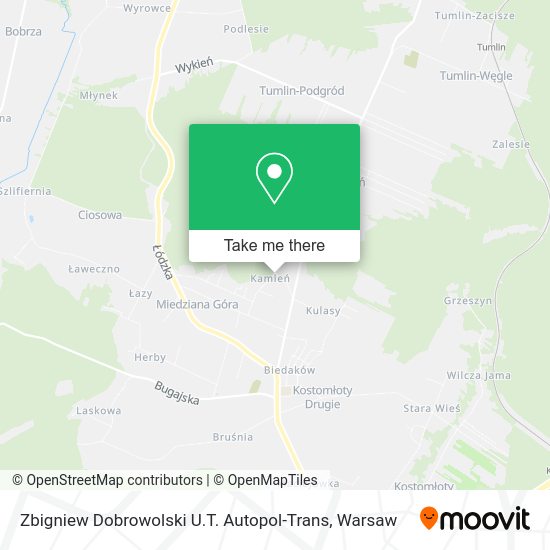 Zbigniew Dobrowolski U.T. Autopol-Trans map