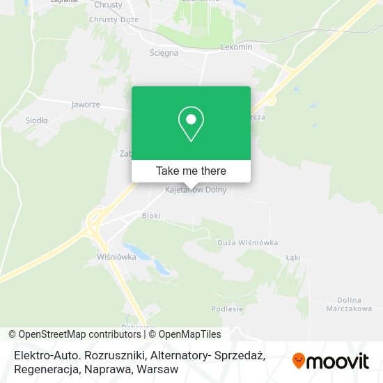 Elektro-Auto. Rozruszniki, Alternatory- Sprzedaż, Regeneracja, Naprawa map