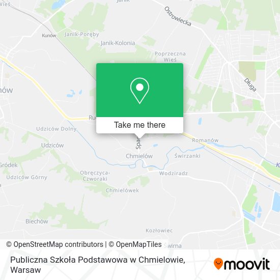 Publiczna Szkoła Podstawowa w Chmielowie map