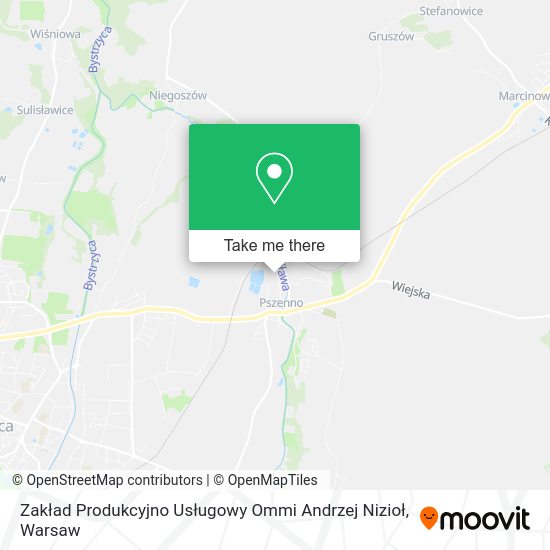 Карта Zakład Produkcyjno Usługowy Ommi Andrzej Nizioł