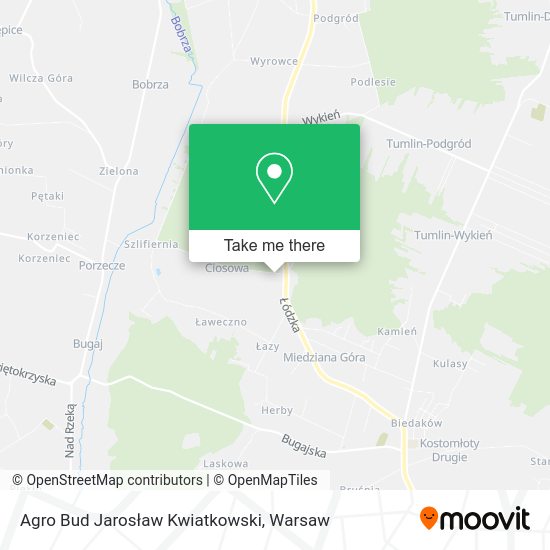 Agro Bud Jarosław Kwiatkowski map