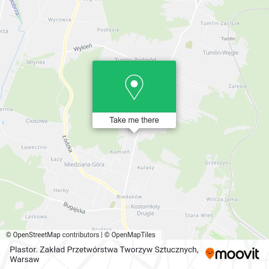 Plastor. Zakład Przetwórstwa Tworzyw Sztucznych map