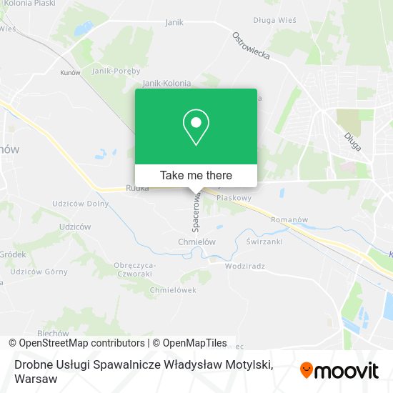 Drobne Usługi Spawalnicze Władysław Motylski map