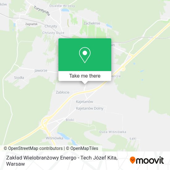 Zakład Wielobranżowy Energo - Tech Józef Kita map