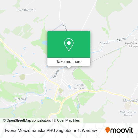 Iwona Moszumanska PHU Zagloba nr 1 map