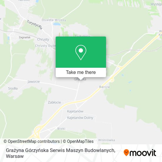 Grażyna Górzyńska Serwis Maszyn Budowlanych map