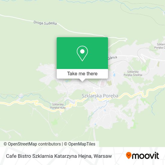 Cafe Bistro Szklarnia Katarzyna Hejna map