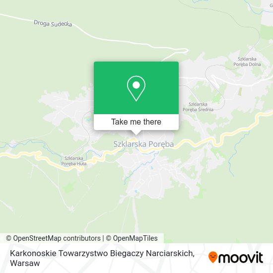 Карта Karkonoskie Towarzystwo Biegaczy Narciarskich