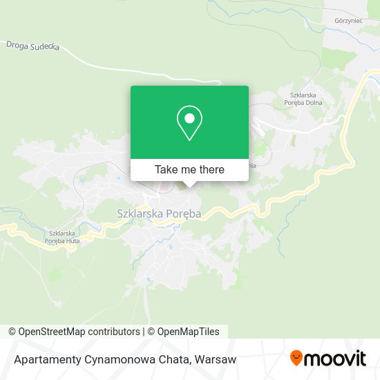 Apartamenty Cynamonowa Chata map