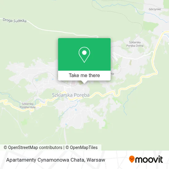 Apartamenty Cynamonowa Chata map
