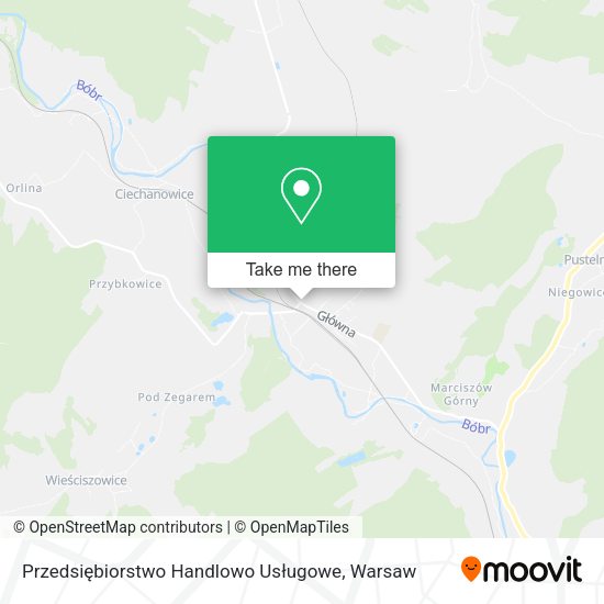 Przedsiębiorstwo Handlowo Usługowe map