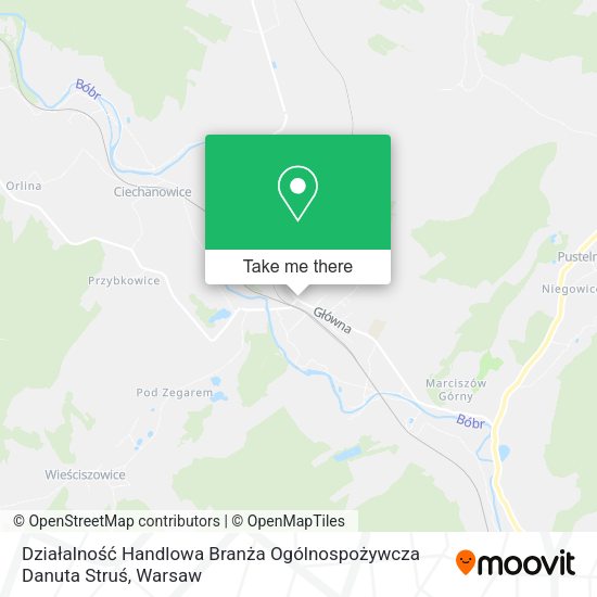 Działalność Handlowa Branża Ogólnospożywcza Danuta Struś map