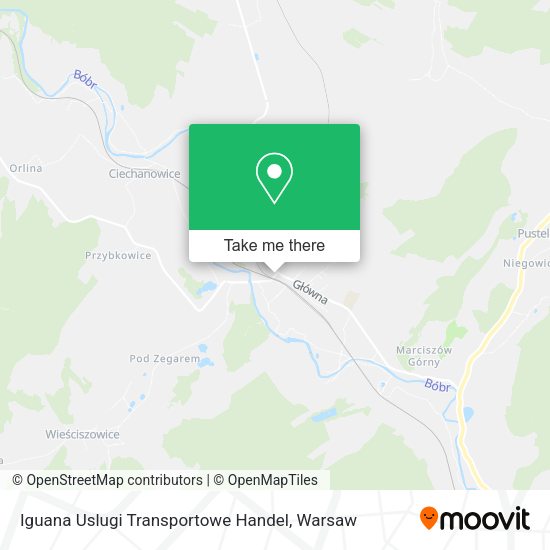 Iguana Uslugi Transportowe Handel map