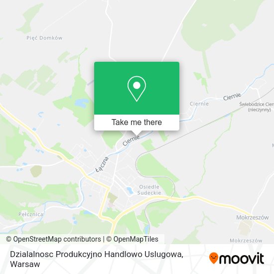 Dzialalnosc Produkcyjno Handlowo Uslugowa map