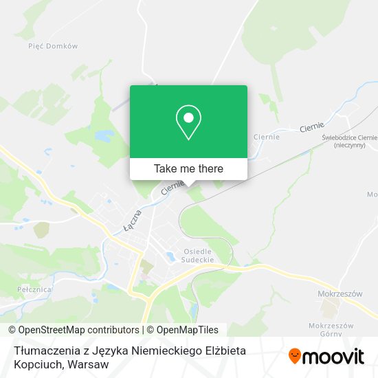 Tłumaczenia z Języka Niemieckiego Elżbieta Kopciuch map