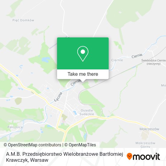 A.M.B. Przedsiębiorstwo Wielobranżowe Bartłomiej Krawczyk map