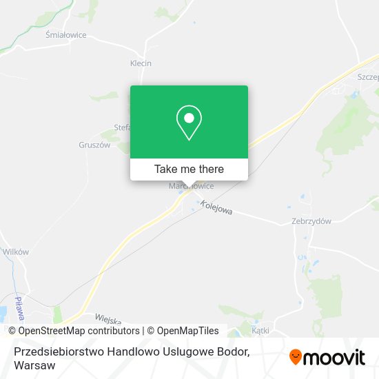 Przedsiebiorstwo Handlowo Uslugowe Bodor map