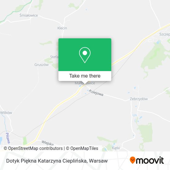 Dotyk Piękna Katarzyna Cieplińska map