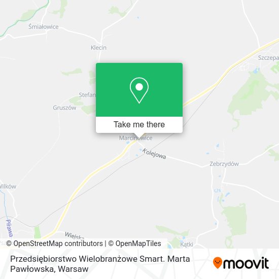 Przedsiębiorstwo Wielobranżowe Smart. Marta Pawłowska map