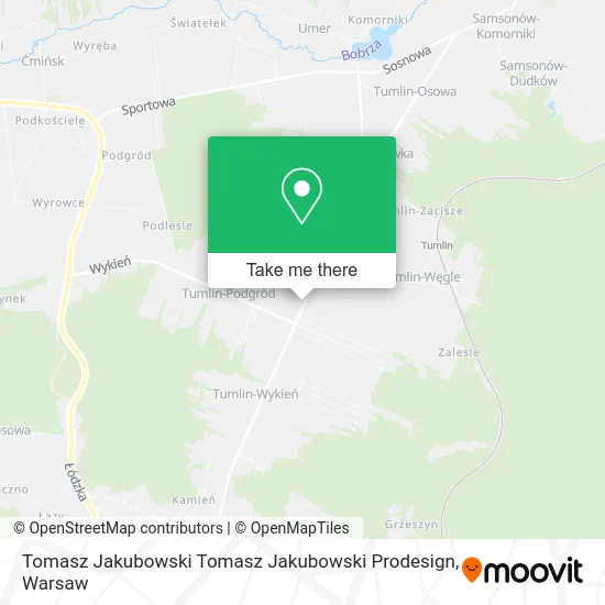 Карта Tomasz Jakubowski Tomasz Jakubowski Prodesign