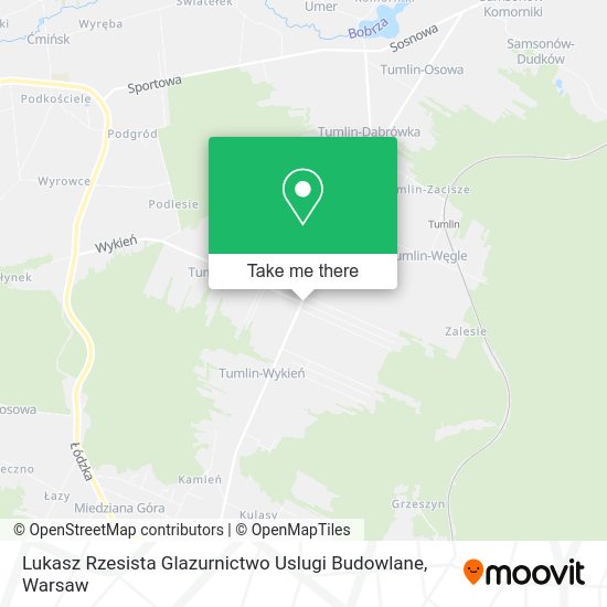 Lukasz Rzesista Glazurnictwo Uslugi Budowlane map