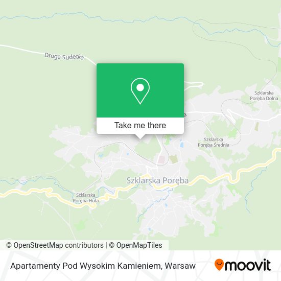 Apartamenty Pod Wysokim Kamieniem map