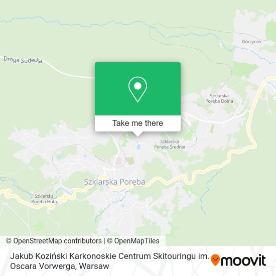 Jakub Koziński Karkonoskie Centrum Skitouringu im. Oscara Vorwerga map