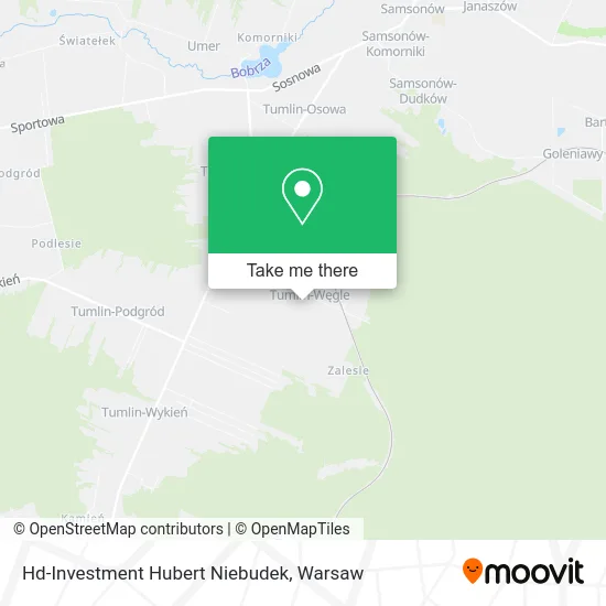 Карта Hd-Investment Hubert Niebudek