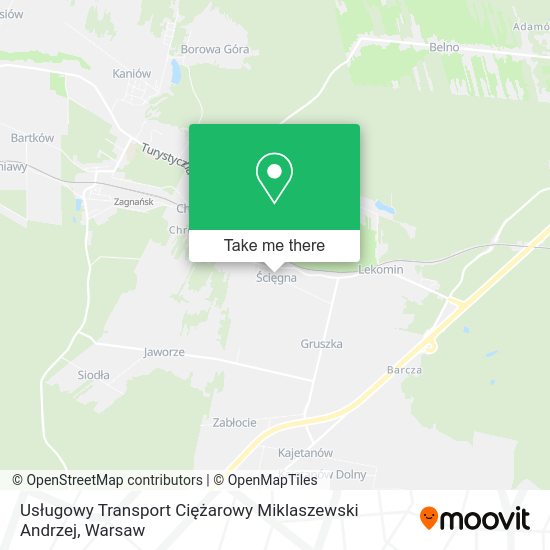 Usługowy Transport Ciężarowy Miklaszewski Andrzej map