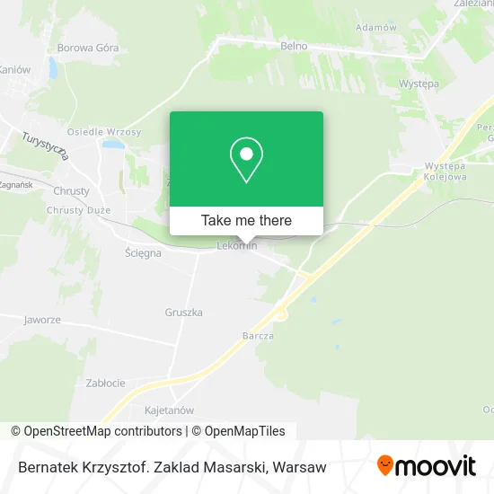 Карта Bernatek Krzysztof. Zaklad Masarski