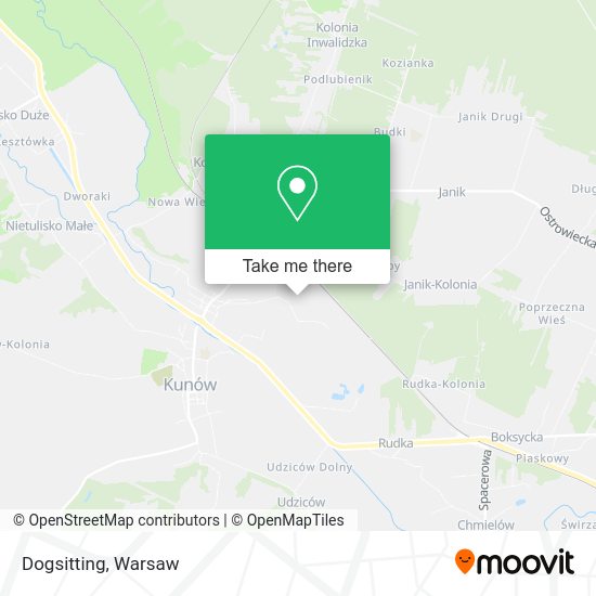 Dogsitting map