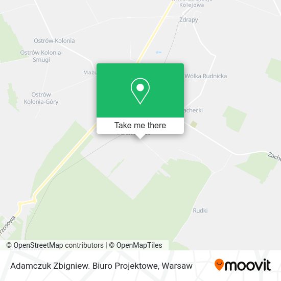 Adamczuk Zbigniew. Biuro Projektowe map