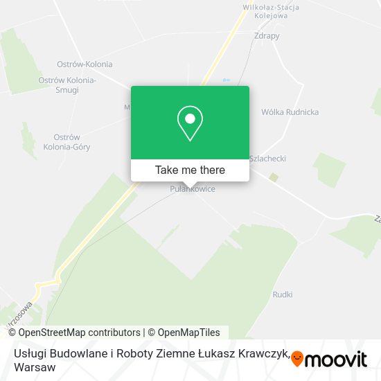 Usługi Budowlane i Roboty Ziemne Łukasz Krawczyk map