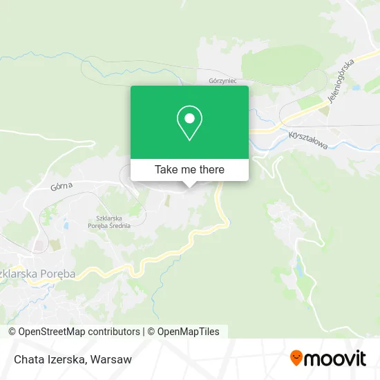 Карта Chata Izerska