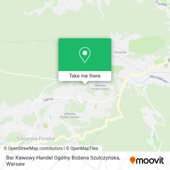 Bar Kawowy Handel Ogólny Bożena Szulczyńska map