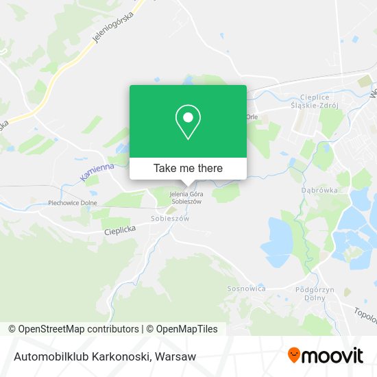 Automobilklub Karkonoski map