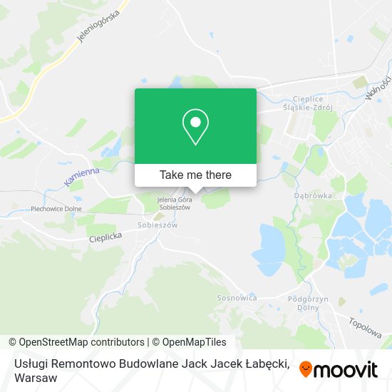 Usługi Remontowo Budowlane Jack Jacek Łabęcki map