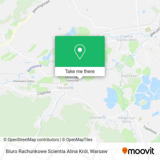 Biuro Rachunkowe Scientia Alina Król map