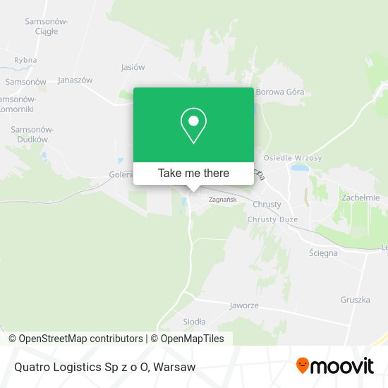 Quatro Logistics Sp z o O map