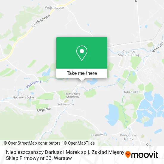 Niebieszczańscy Dariusz i Marek sp.j. Zakład Mięsny Sklep Firmowy nr 33 map