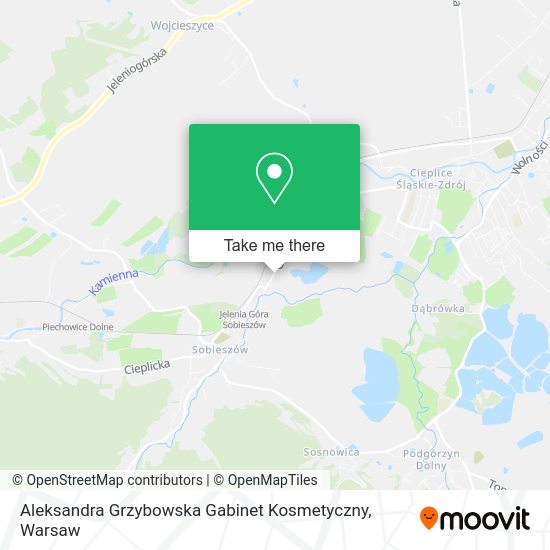 Aleksandra Grzybowska Gabinet Kosmetyczny map