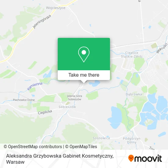 Aleksandra Grzybowska Gabinet Kosmetyczny map