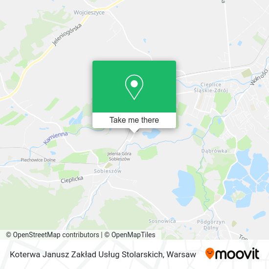 Koterwa Janusz Zakład Usług Stolarskich map