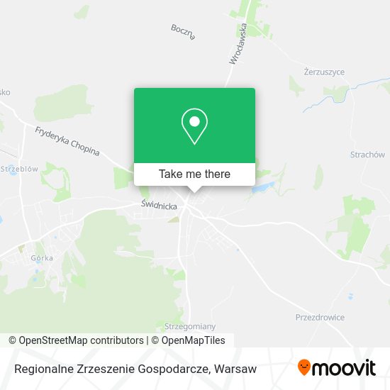 Карта Regionalne Zrzeszenie Gospodarcze