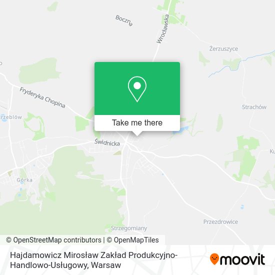 Hajdamowicz Mirosław Zakład Produkcyjno-Handlowo-Usługowy map