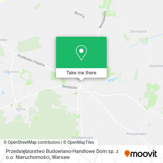 Przedsiębiorstwo Budowlano-Handlowe Dom sp. z o.o. Nieruchomości map